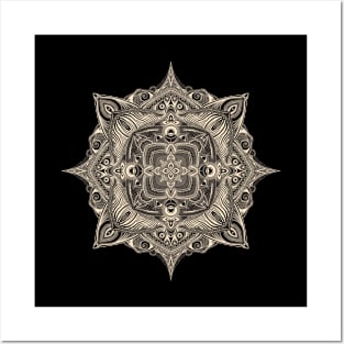 Mandala 06 (Dark Edition) Posters and Art